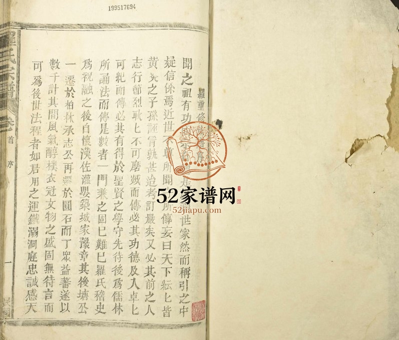1933年罗氏族谱 江西都昌罗姓电子版家谱下载