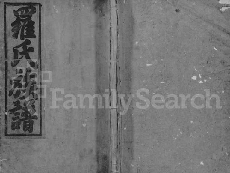 1892年罗氏礼通公宗谱[4卷]江西南丰罗姓电子版族谱下载