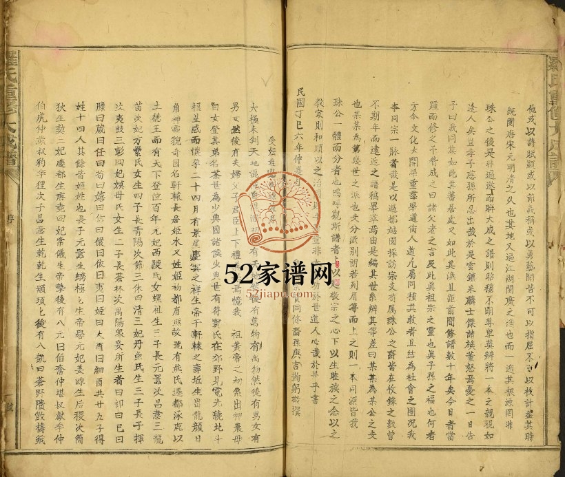 1917年罗氏重修大成谱[不分卷]江西宁都 丰城罗姓电子版族谱下载