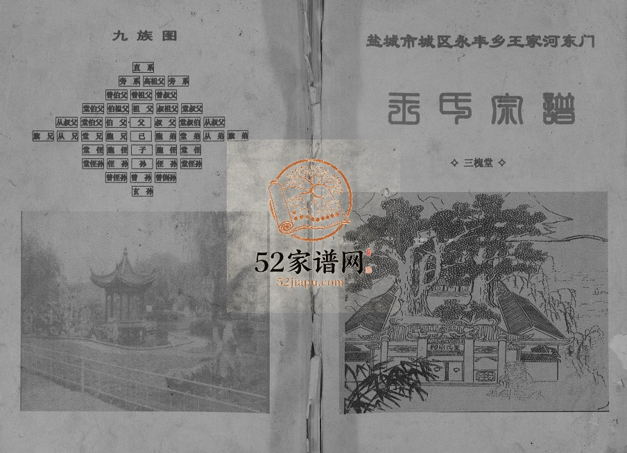 2000年盐城市城区永丰乡王家河东门王氏宗谱[不分卷]江苏三槐堂王姓电子版族谱下载