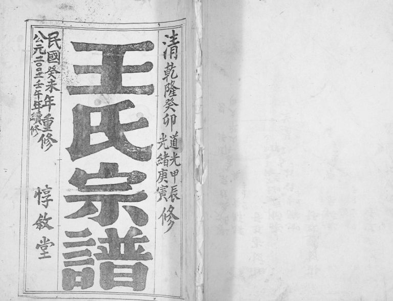 2002年苏盐龙冈王氏王家巷一支族谱[不分卷]江苏盐城惇叙堂王姓电子版家谱下载