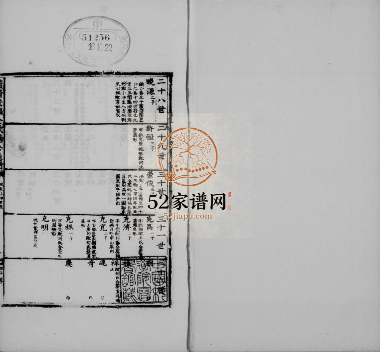 续修安褔令欧阳公通谱 江西安福欧阳姓电子版族谱下载