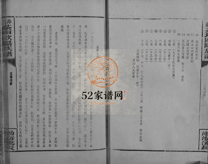 1992年三修萍东茶垣欧阳族谱[10卷]江西萍乡电子版家谱下载