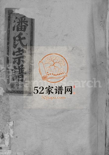 1994年修潘氏族谱 江西宜黄 福建建宁潘姓电子版家谱下载