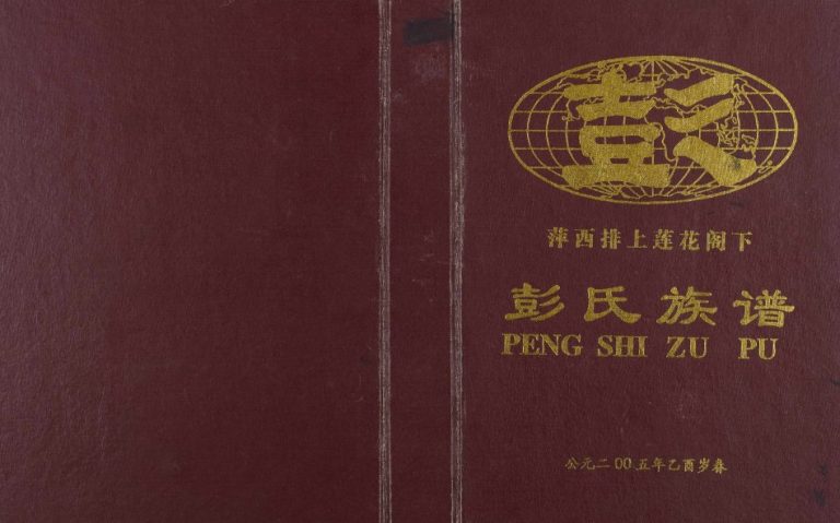2005年四修萍西排上莲花阁下彭氏族谱 江西萍乡彭姓完整电子版家谱下载