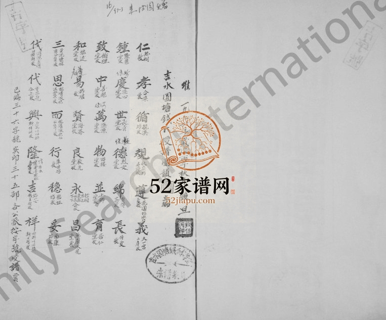 1996年吉水圆塘钱氏重修宗谱 江西仁孝堂钱姓电子版族谱下载