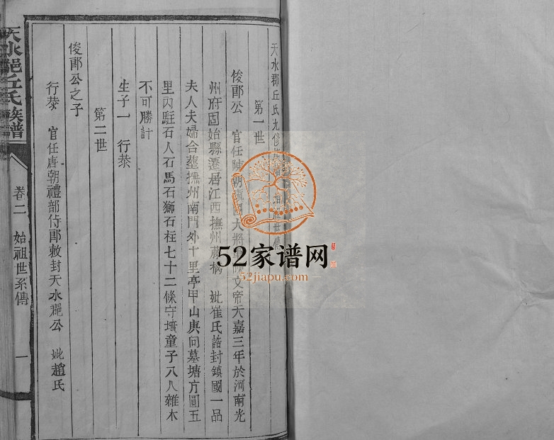 1995年修天水郡丘氏族谱 江西抚州 福建宁化丘姓电子版家谱下载