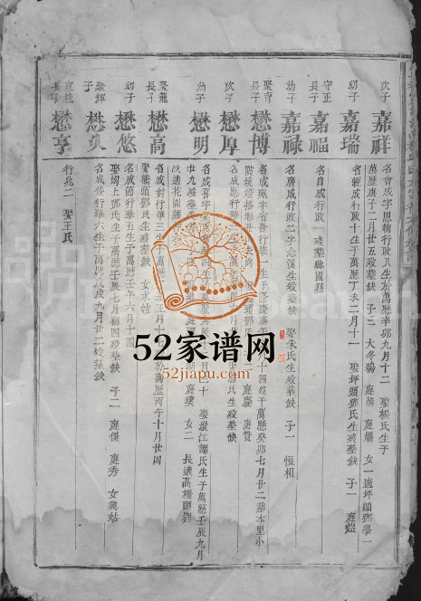 1807年宁都灵溪河南郡邱氏大宗祠六修族谱[不分卷]江西邱赞堂邱姓电子版家谱下载