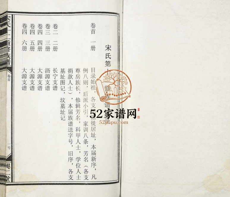 2012年宋氏十二重修族谱[11卷含首1卷]江西丰城兴仁堂宋姓电子版家谱下载
