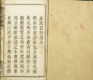 1831年修童氏族谱 江西万载雁门堂童姓电子版家谱下载