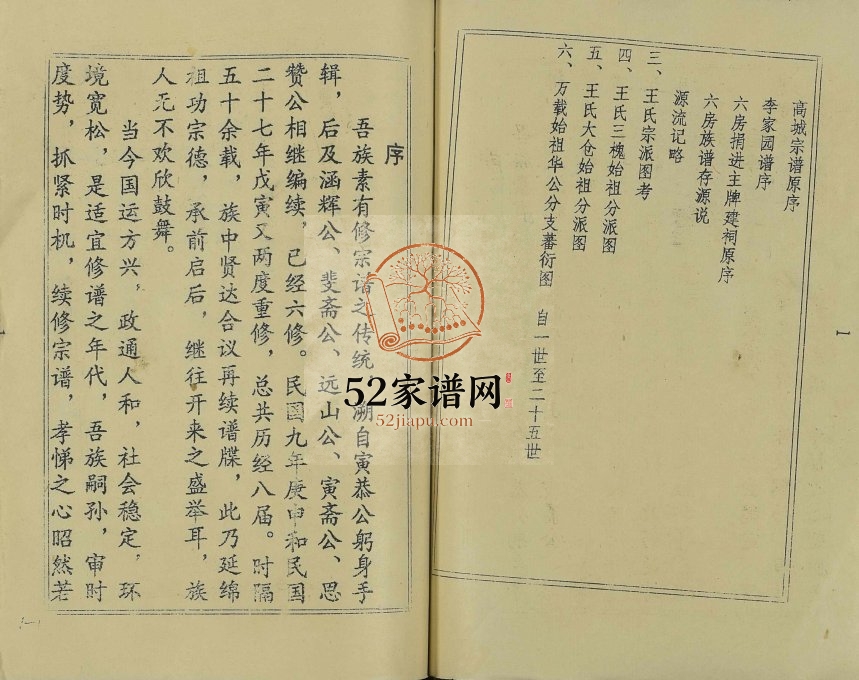 1994年九修万载王氏宗谱[7卷]江西 江苏 太仓王姓电子版族谱下载