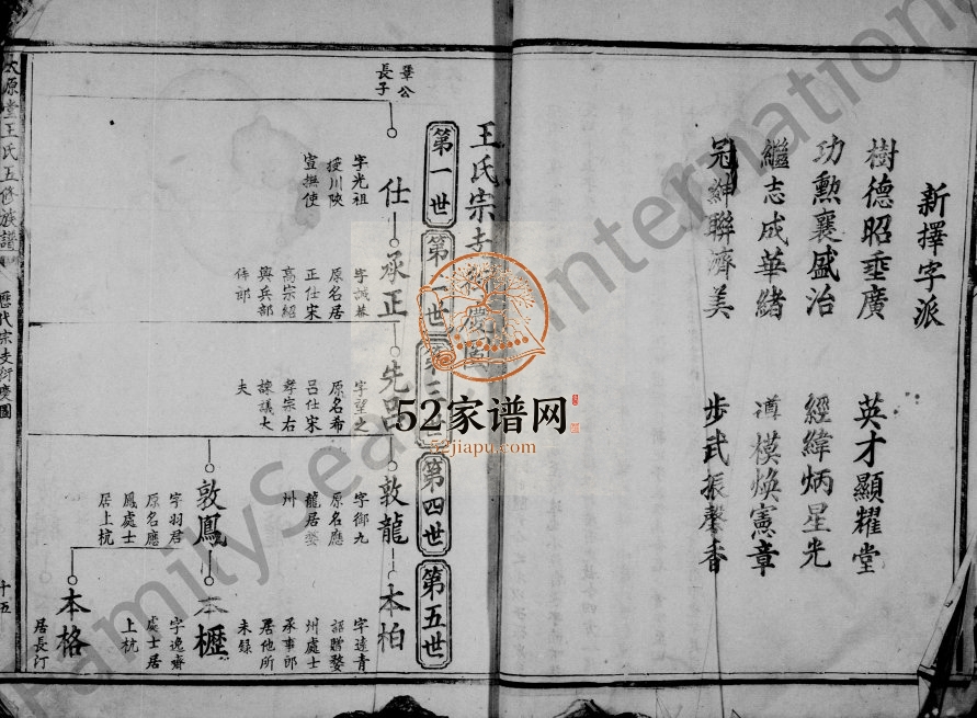 太原堂王氏五修族谱 江西南康王姓电子版家谱下载