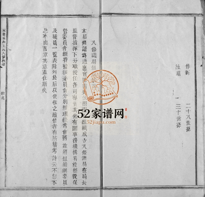 1947年永丰赢州王氏八修族谱[8卷]江西王姓电子版家谱下载