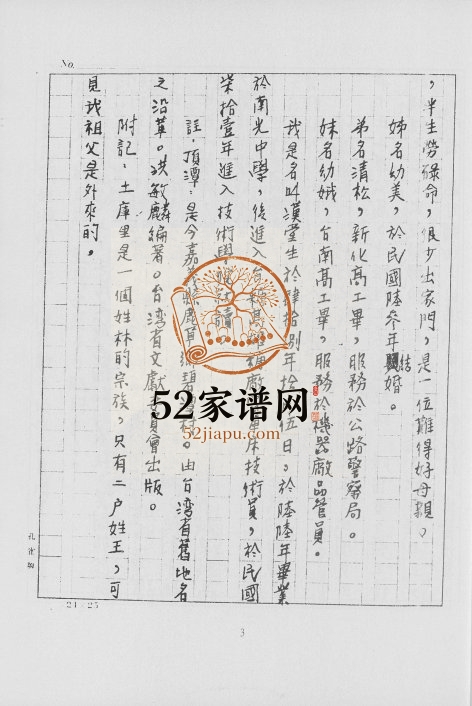 2012年修王奇生后裔家谱 江西 台湾嘉义电子版族谱下载