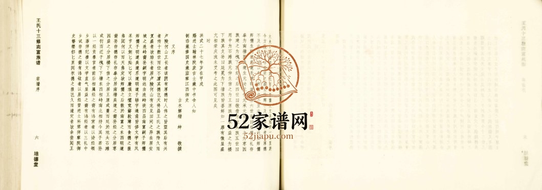 1996年王氏十三修南富族谱 江西信丰培德堂王姓电子版家谱下载