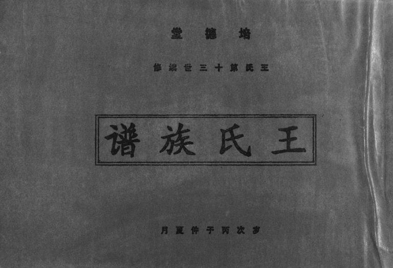 1996年培德堂王氏第十三世续修王氏族谱[不分卷]江西信丰王姓电子版家谱下载
