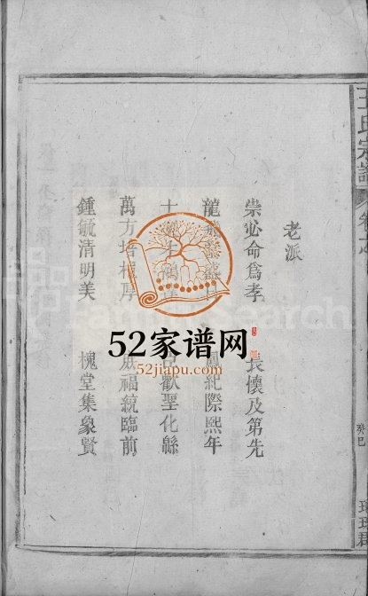 1893年重刊王氏宗谱[4卷]江西湖口王姓电子版族谱下载