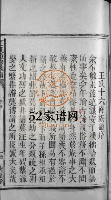 1928年王氏重修族谱[不分卷]江西临川 南昌 进贤槐荫堂王姓电子版家谱下载