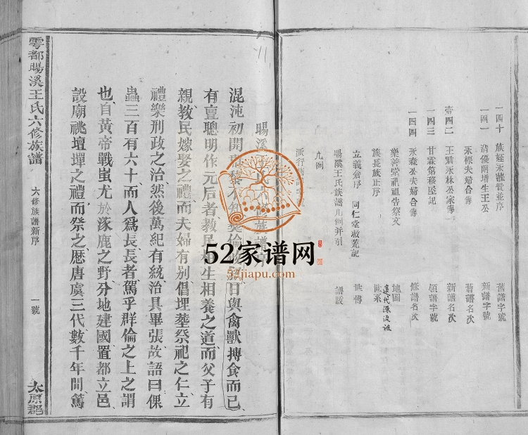 1944年雩都旸溪王氏六修族谱[不分卷]江西于都太原郡王姓电子版家谱下载