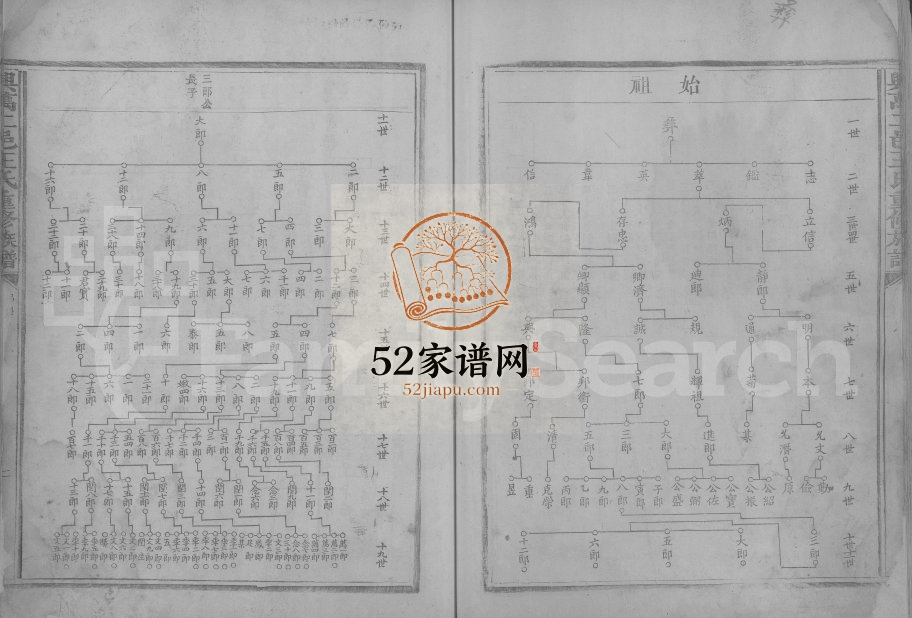 1865年兴万二邑王氏重修族谱[不分卷]江西兴国 万安王姓电子版家谱下载