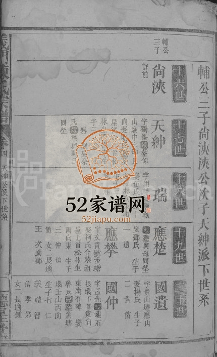 1911年修义门陈氏宗谱[残卷]江西兴国 德安德星堂陈姓电子版族谱下载
