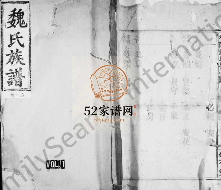 1905年修水南魏氏族谱 江西遂川务本堂魏姓电子版家谱下载