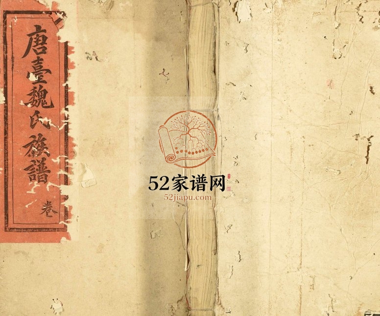 1947年石城唐台魏氏十三修谱 江西赣州魏姓电子版族谱下载