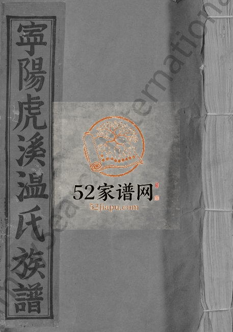 1994年宁阳虎溪温氏十修大宗谱[18卷]江西于都 宁都温姓电子版族谱下载