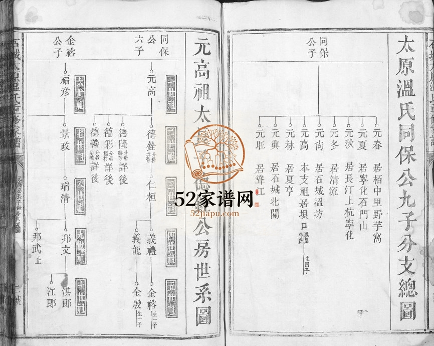 1771年石城太原温氏重修族谱 江西温姓电子版家谱下载