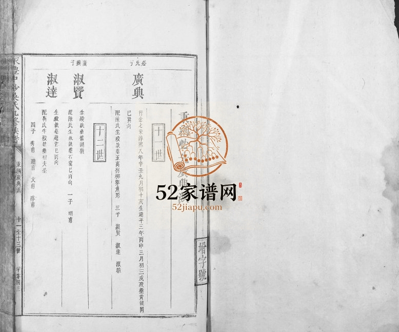 1836年永丰中沙吴氏九修族谱 江西吴姓电子版家谱下载