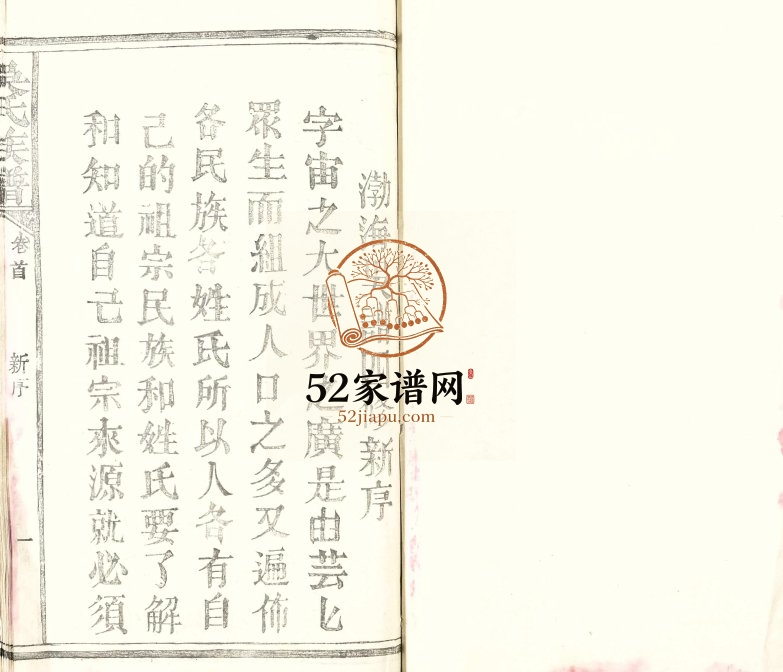 1995年修渤海吴氏族谱[二十七卷首一卷]江西进贤 福建将乐吴姓电子版家谱下载