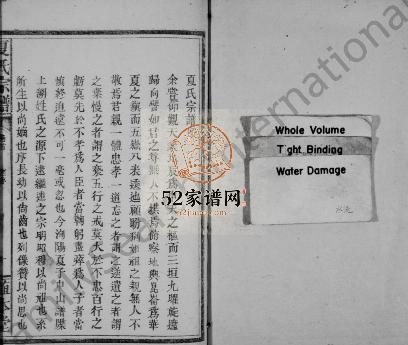 1921年修夏氏宗谱[34卷及卷首]江西德安植本堂夏姓电子版族谱下载