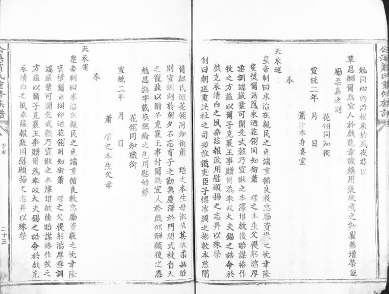 1910年公溪萧氏重修族谱[不分卷]江西吉水萧姓电子版家谱下载