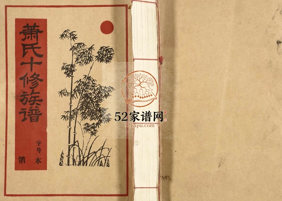 1995年兰陵萧氏十修族谱 江西赣州 宁都萧姓电子版家谱下载