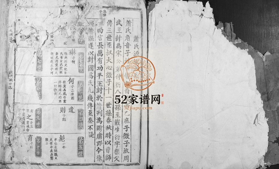 1937年修赤岭萧氏族谱 江西安福萧姓电子版家谱下载