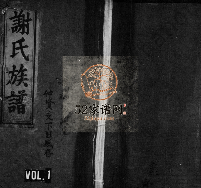 1861年重修谢氏族谱[正编20卷前后编各2卷]江西万载宝树堂谢姓电子版家谱下载
