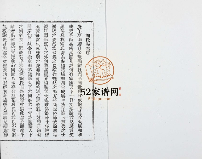 2000年修谢氏通谱 江西泰和谢姓电子版族谱下载
