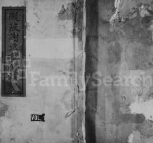 1886年陇陂谢氏续修族谱[卷首末]江西泰和 吉安谢习堂谢姓电子版家谱下载
