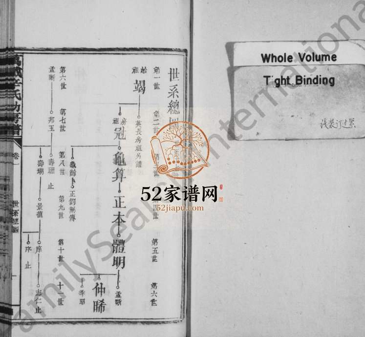 1946年四修万载辛氏幼房谱[11卷及尾2卷]江西辛姓电子版族谱下载