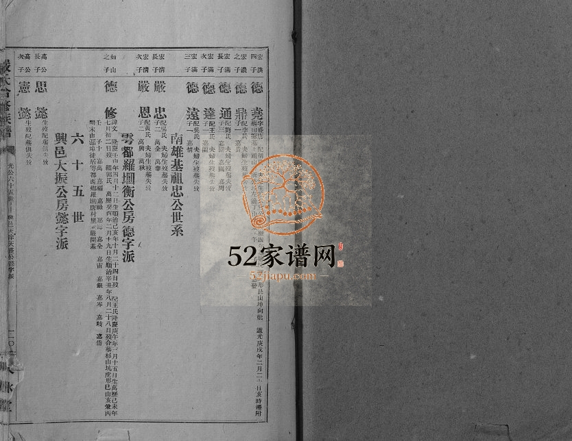 1948年修严氏合修族谱 江西兴国 雩都 南康 赣县 寻乌 瑞金严姓电子版家谱下载