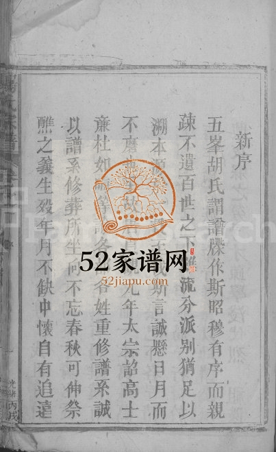 1886年重修杨氏宗谱[2卷]江西湖口 都昌杨姓电子版族谱下载