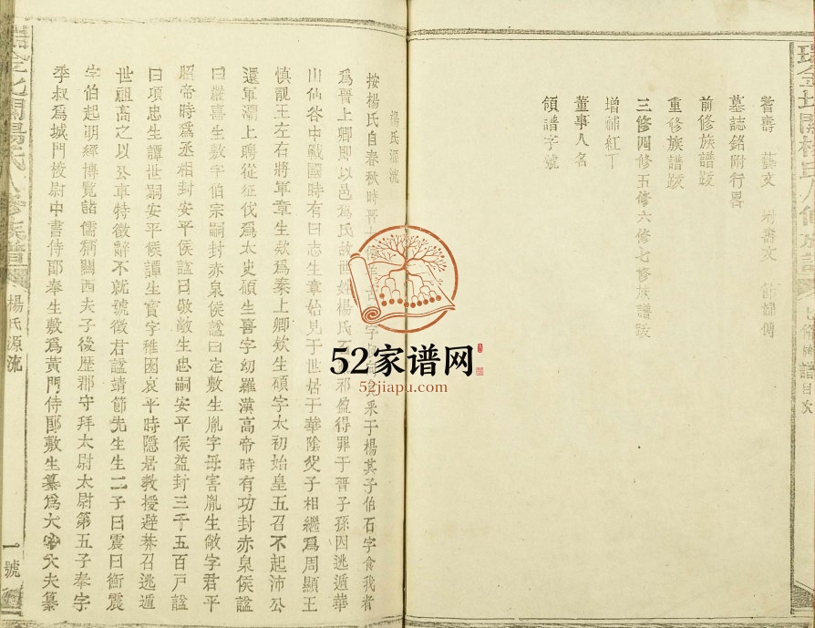 1995年瑞金北关杨氏八修族谱 江西杨姓电子版家谱下载