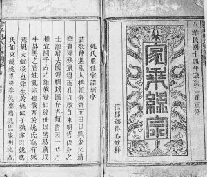 1925年修霁峰姚氏宗谱[不分卷]江西广信得心堂姚姓电子版族谱下载