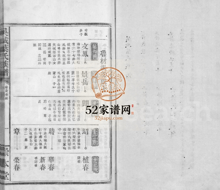 1946年修吴城叶氏宗谱[不分卷]江西永修崇本堂叶姓电子版族谱下载
