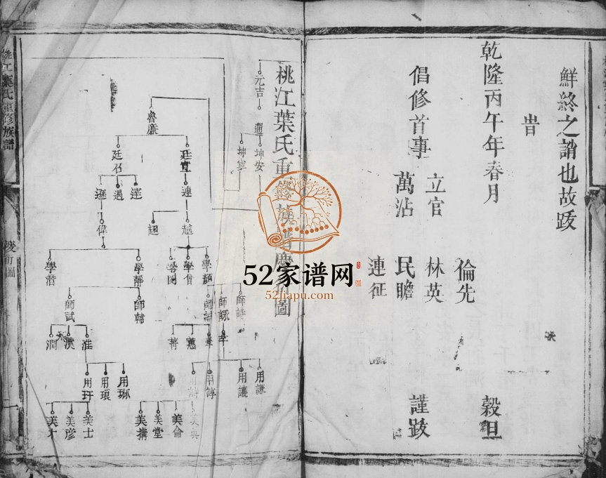 1786年桃江叶氏重修族谱 江西兴国叶姓电子版家谱下载