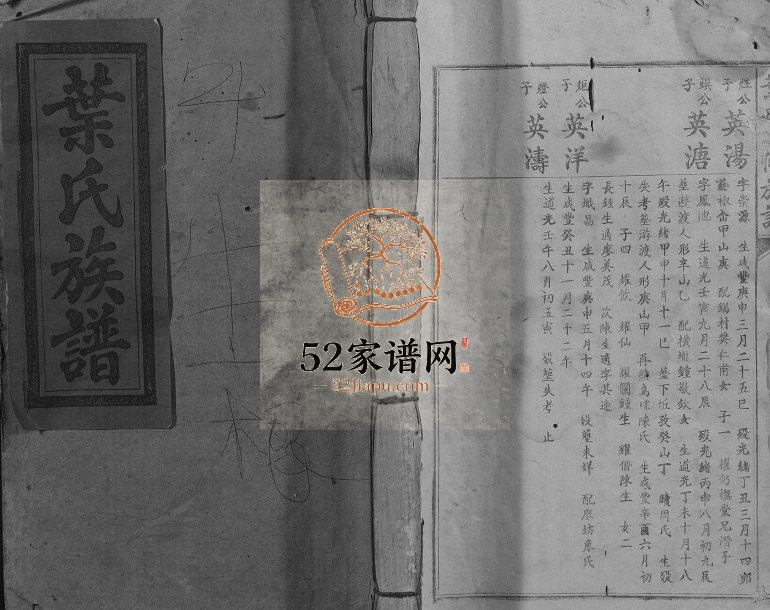 1937年叶氏七修族谱 江西吉水叶姓电子版家谱下载