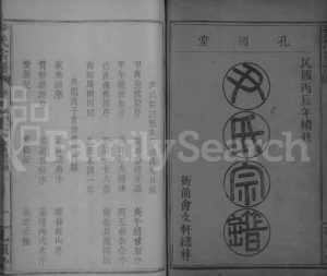 1916年续修尹氏宗谱[残卷]江西武宁 靖安孔硕堂尹姓电子版族谱下载