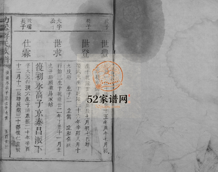 1830年四修功溪游氏族谱 江西乐安广平堂游姓电子版家谱下载