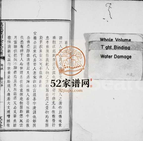 万载丰田喻氏族谱[残卷]江西文石堂喻姓电子版家谱下载