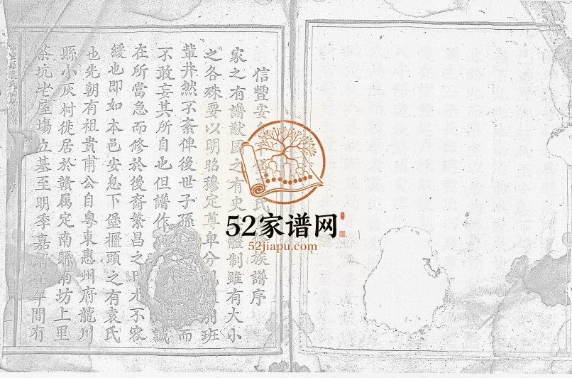 1875年信丰县袁氏四修族谱[不分卷]江西汝南堂袁姓电子版家谱下载